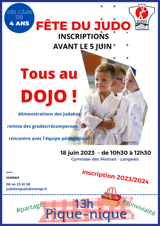 Fête du Judo - Inscriptions