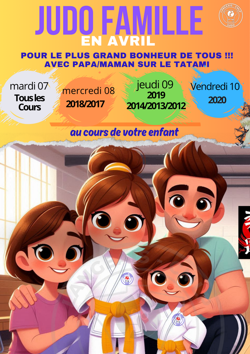 Judo Famille sur le tatami