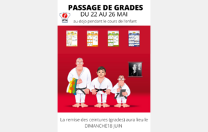 Passage de Grade